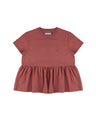 Greenlight Women's T-Shirt Short Sleeve Loose Fit Peplum Moko HP-C041024