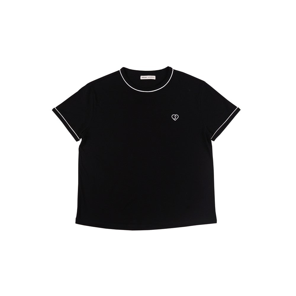 Greenlight Women's T-Shirt Short Sleeve Loose Fit Cotton Basic Logo Makoto HP-C111024