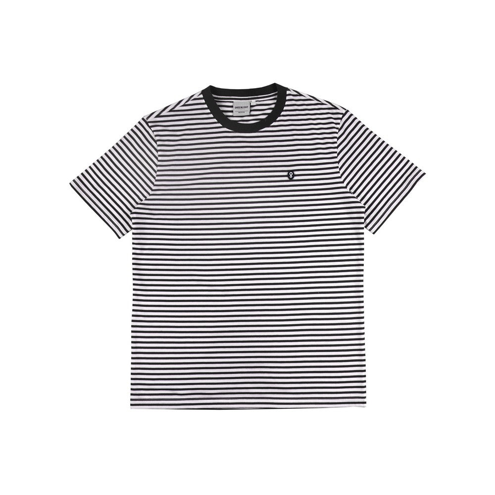 Greenlight Essential Men's Stripe T-Shirt Short Sleeve Regular Fit Cotton Detroit HP-C241024