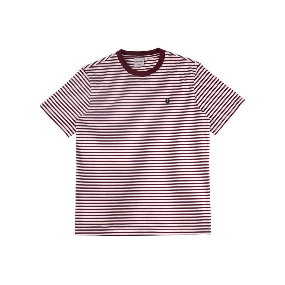 Greenlight Essential Men's Stripe T-Shirt Short Sleeve Regular Fit Cotton Detroit HP-C241024