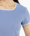 Greenlight Women's T-Shirt Short Sleeve Body Fit Mini Rib Takane HP-C010526