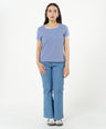 Greenlight Women's T-Shirt Short Sleeve Body Fit Mini Rib Takane HP-C010526