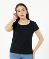 Greenlight Women's T-Shirt Short Sleeve Body Fit Mini Rib Takane HP-C010526