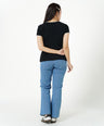 Greenlight Women's T-Shirt Short Sleeve Body Fit Mini Rib Takane HP-C010526
