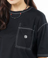Greenlight Women's T-Shirt Short Sleeve Boxy Fit Cotton Misana C030526