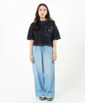 Greenlight Women's T-Shirt Short Sleeve Boxy Fit Cotton Misana C030526