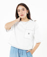 Greenlight Women's T-Shirt Short Sleeve Boxy Fit Cotton Misana C030526