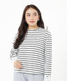 Greenlight Kaos Garis Wanita Lengan Panjang Loose Fit Stripe Tee Vivi HP-070426