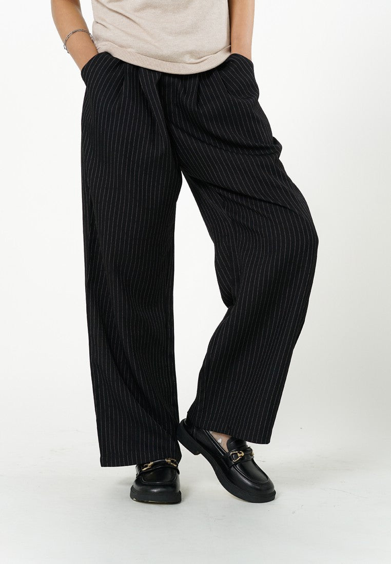 Greenlight Women's Long Stripe Pants Loose Fit Liora HP-C010626