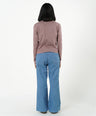 Greenlight Women's T-Shirt Long Sleeve Body Fit Cotton Crop Top Ayano C050426