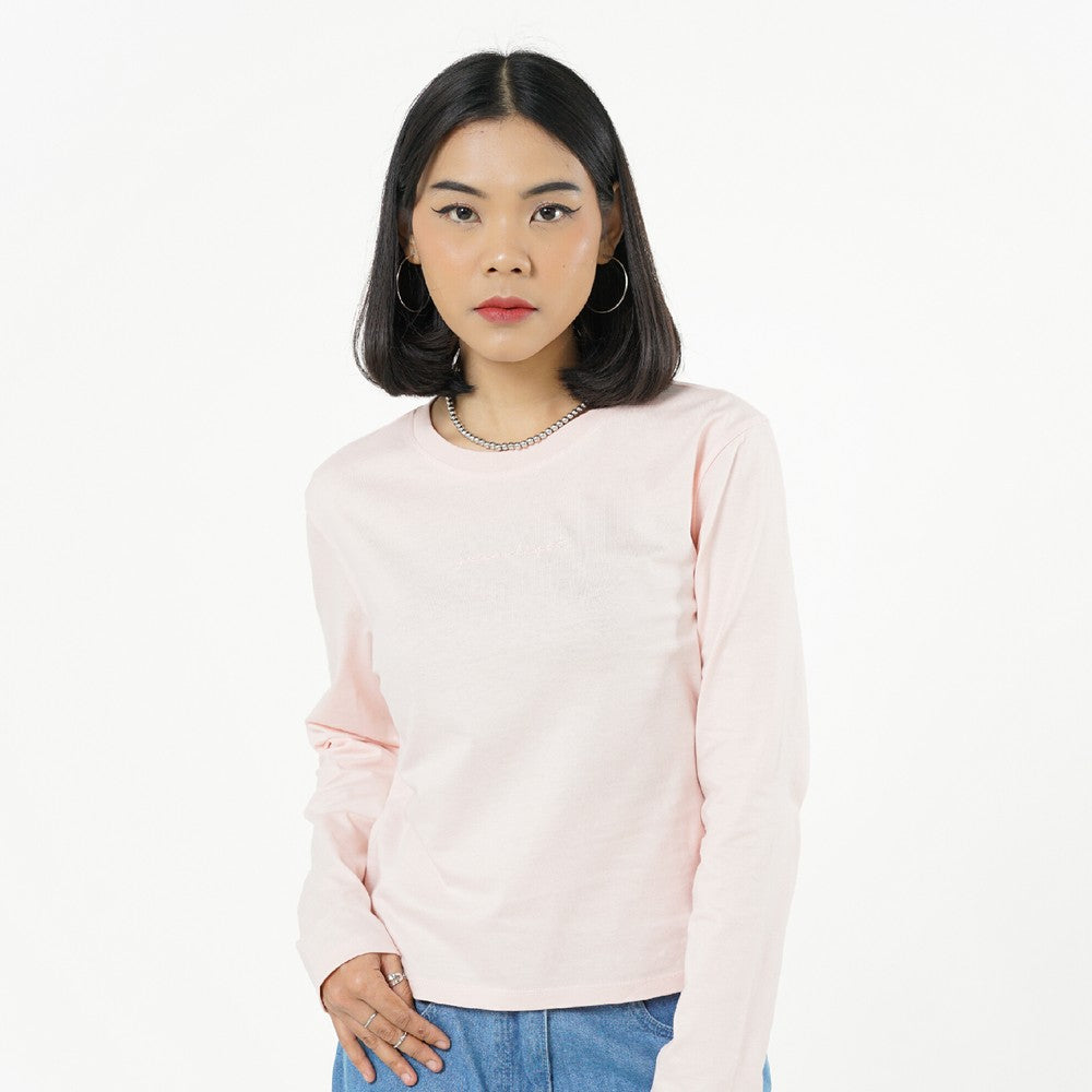 Greenlight Women's T-Shirt Long Sleeve Body Fit Cotton Crop Top Ayano C050426