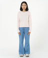 Greenlight Women's T-Shirt Long Sleeve Body Fit Cotton Crop Top Ayano C050426