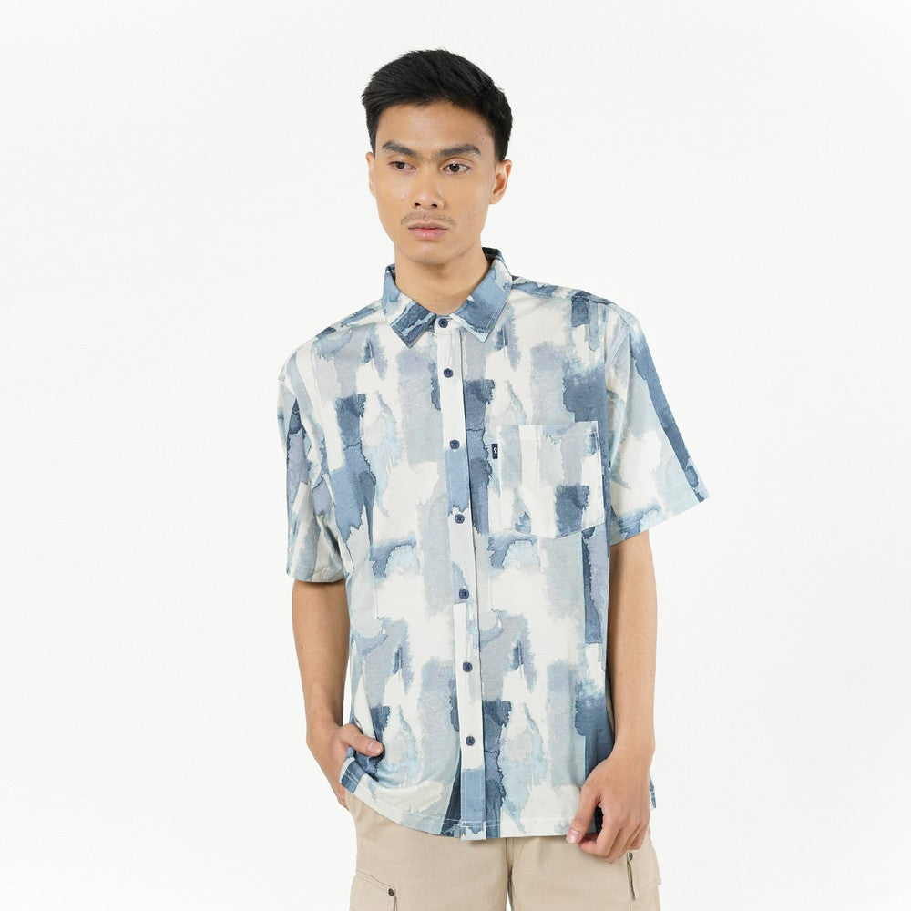 Greenlight Essential Men's Shirt Short Sleeve Regular Fit Cotton Bojan HP-C010426