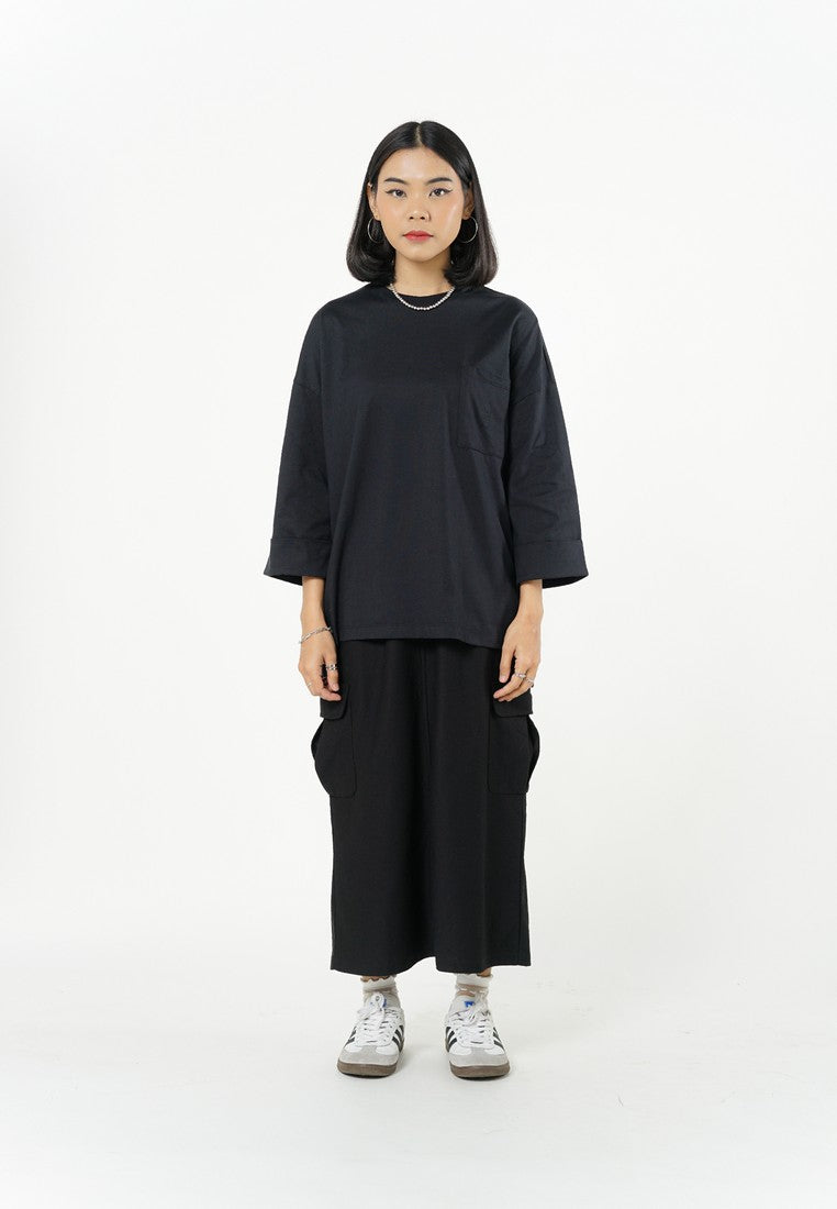 Greenlight Women's T-Shirt 3/4 Sleeve Oversized Fit Cotton Aina HP-C070326