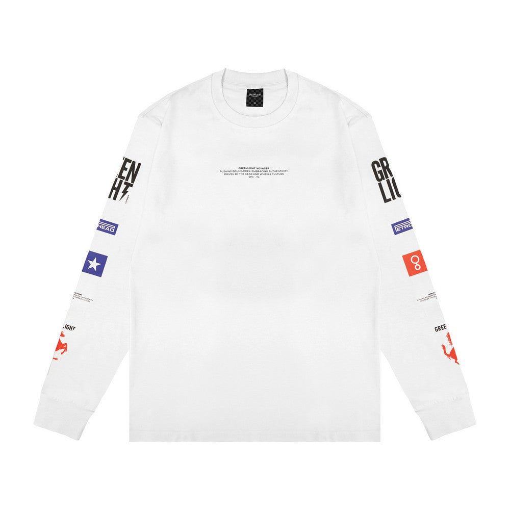 Greenlight Voyager Men's T-Shirt Long Sleeve Regular Fit Cotton Xover C040526