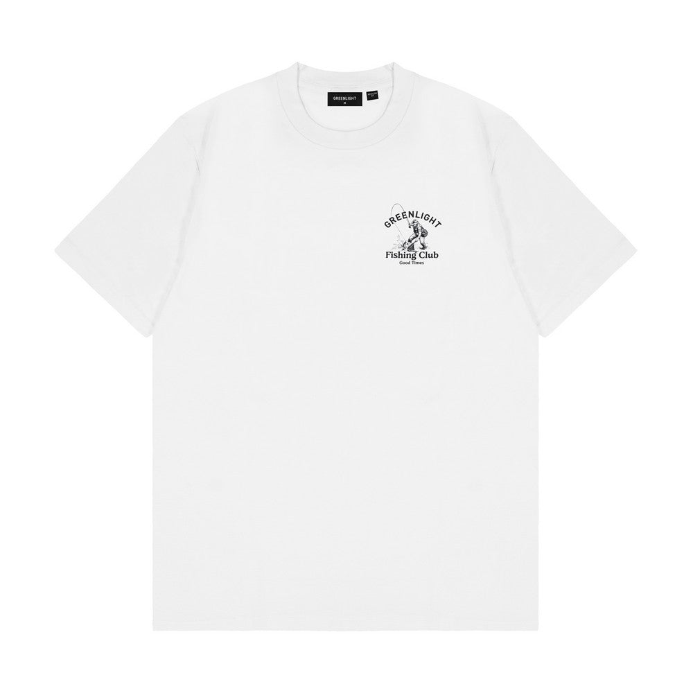 Greenlight Men's T-Shirt Short Sleeve Regular Fit Cotton Fishing Club C040626