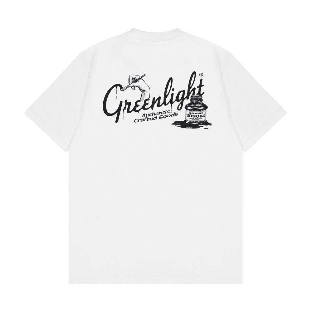Greenlight Men's T-Shirt Short Sleeve Regular Fit Cotton Paint Brush C160626