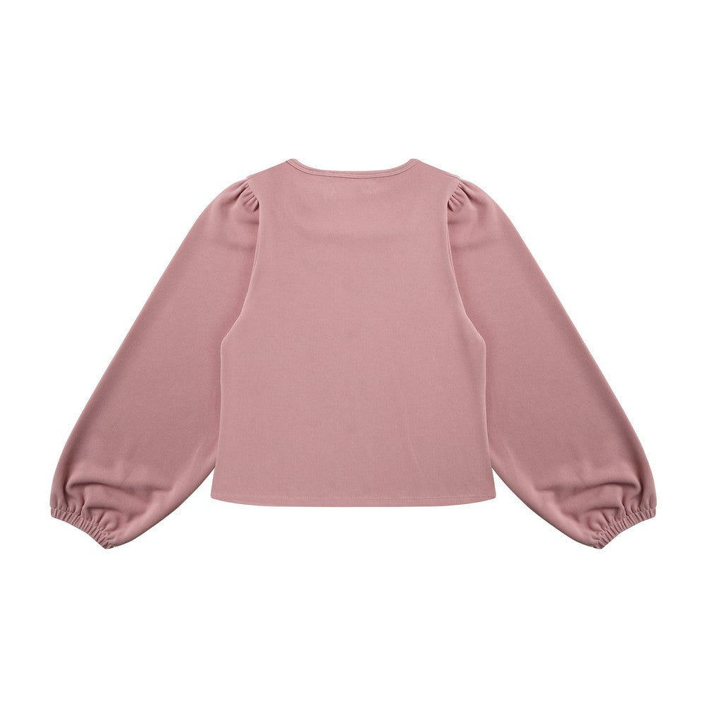 Greenlight Women's T-Shirt Long Balloon Sleeve Body Fit Mini Rib Sonoko C010826