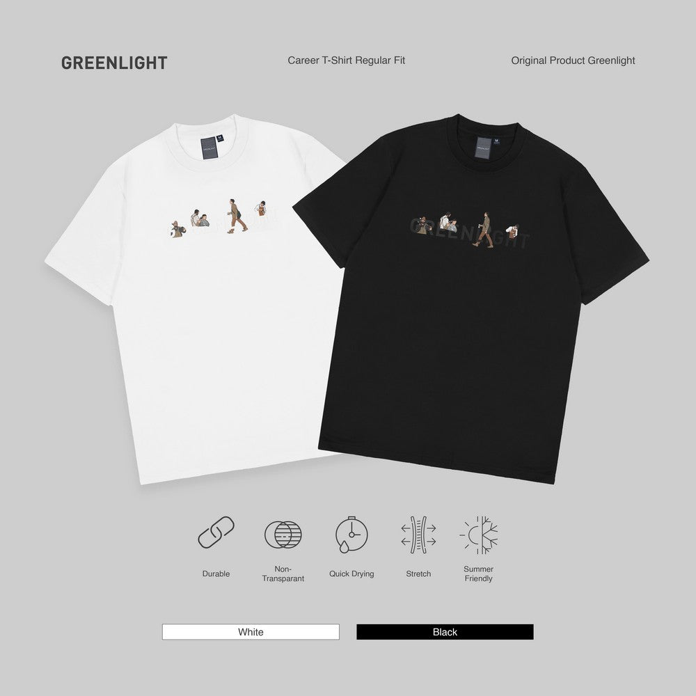 Greenlight Men's T-Shirt Short Sleeve Regular Fit Cotton Career C040926