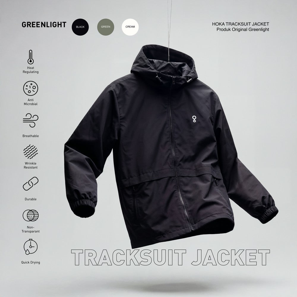 Greenlight Men's Tracksuit Jacket Regular Fit Parachute Hoka OL-C031124