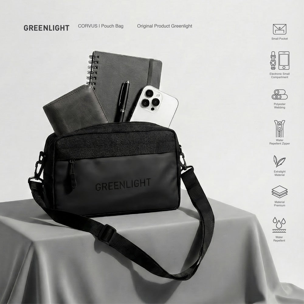 Greenlight Men's 2 in 1 Pouch Sling Bag Corvus OL-031124