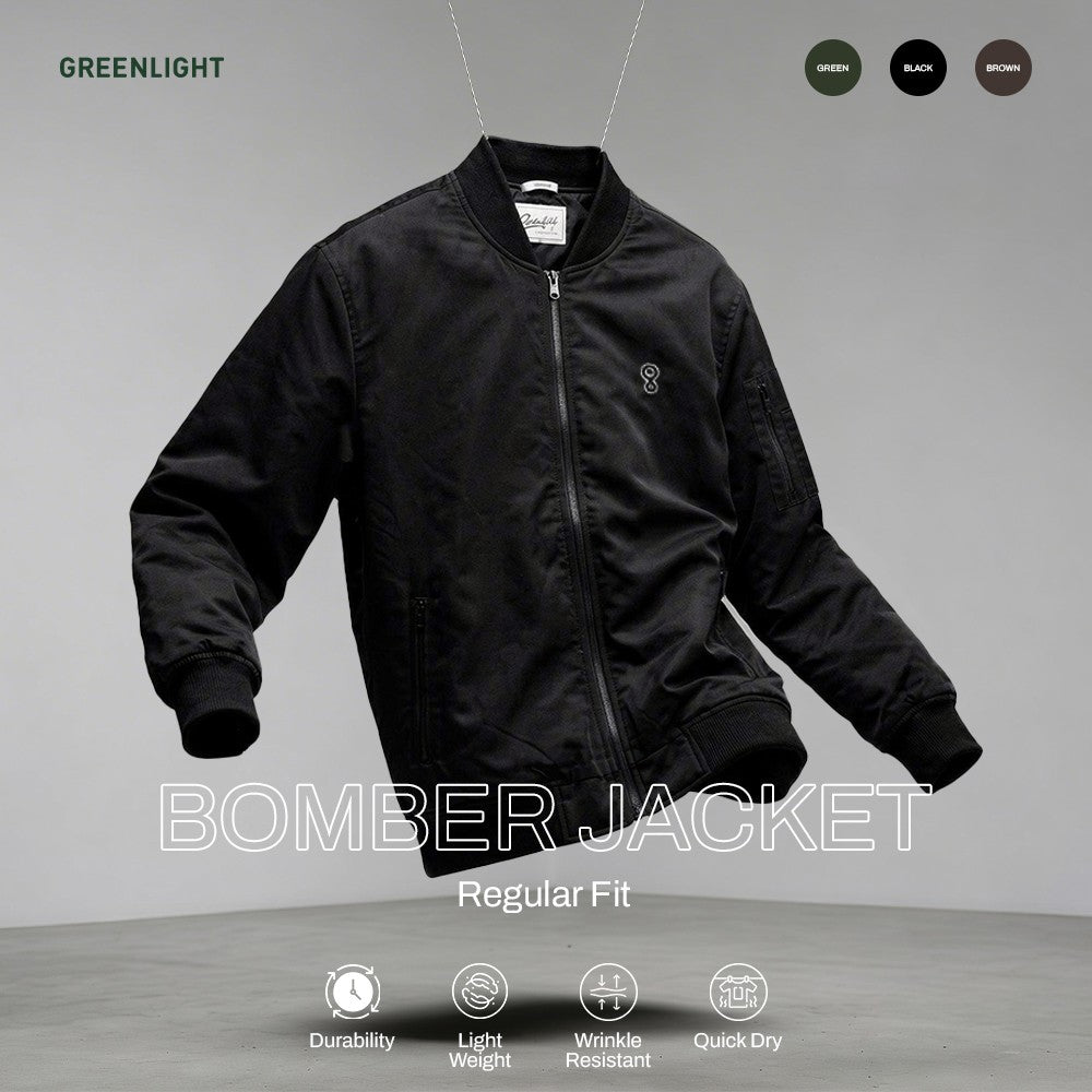 Greenlight Men's Bomber Jacket Regular Fit Polyester Bomb OL-C061124
