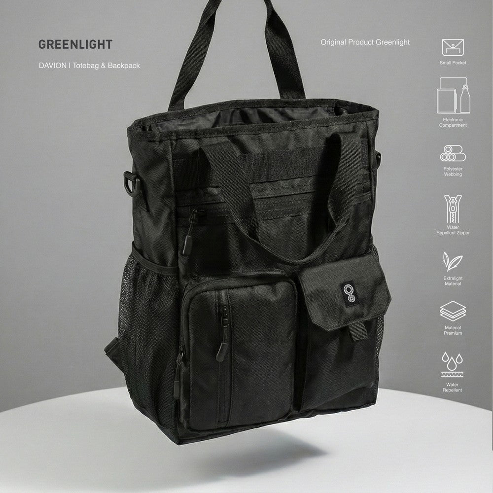 Greenlight Men's 2 in 1 Totebag Backpack Davion OL-100425
