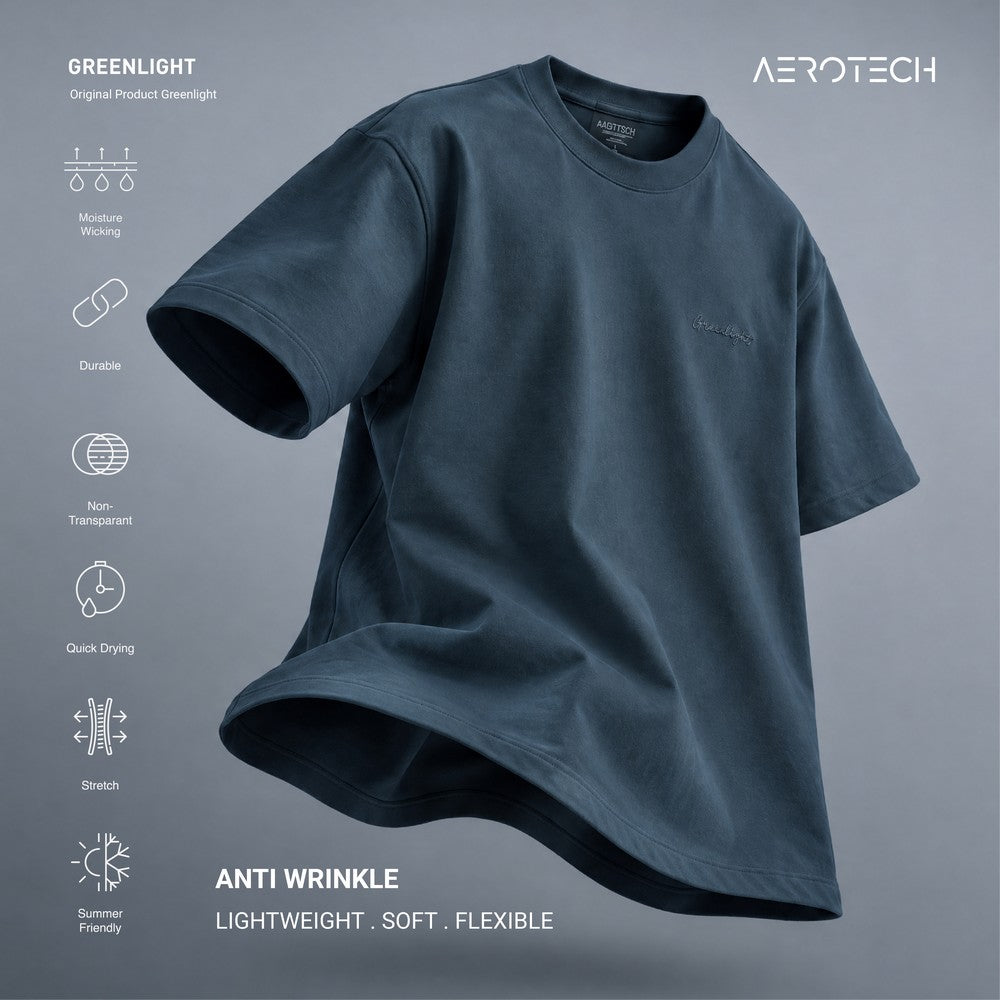 Greenlight Men's T-Shirt Short Sleeve Relaxed Fit Basic Cotton Hustons HP-C740924