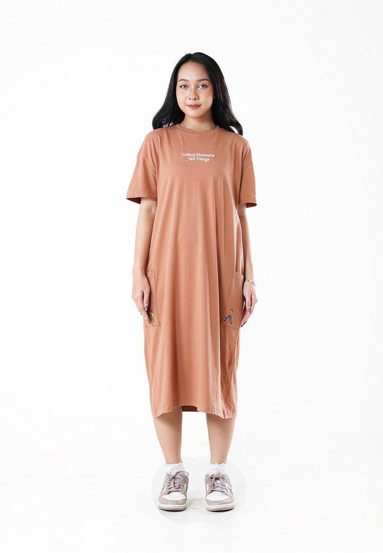 Greenlight T-Shirt Dress Hibiki Cotton 010524