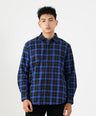 Greenlight Men's Flannel Plaid Shirt Long Sleeve Regular Fit Carre OL-C010225