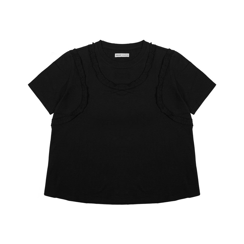 Greenlight Women's T-Shirt Short Sleeve Loose Fit Cotton Ciara C010526