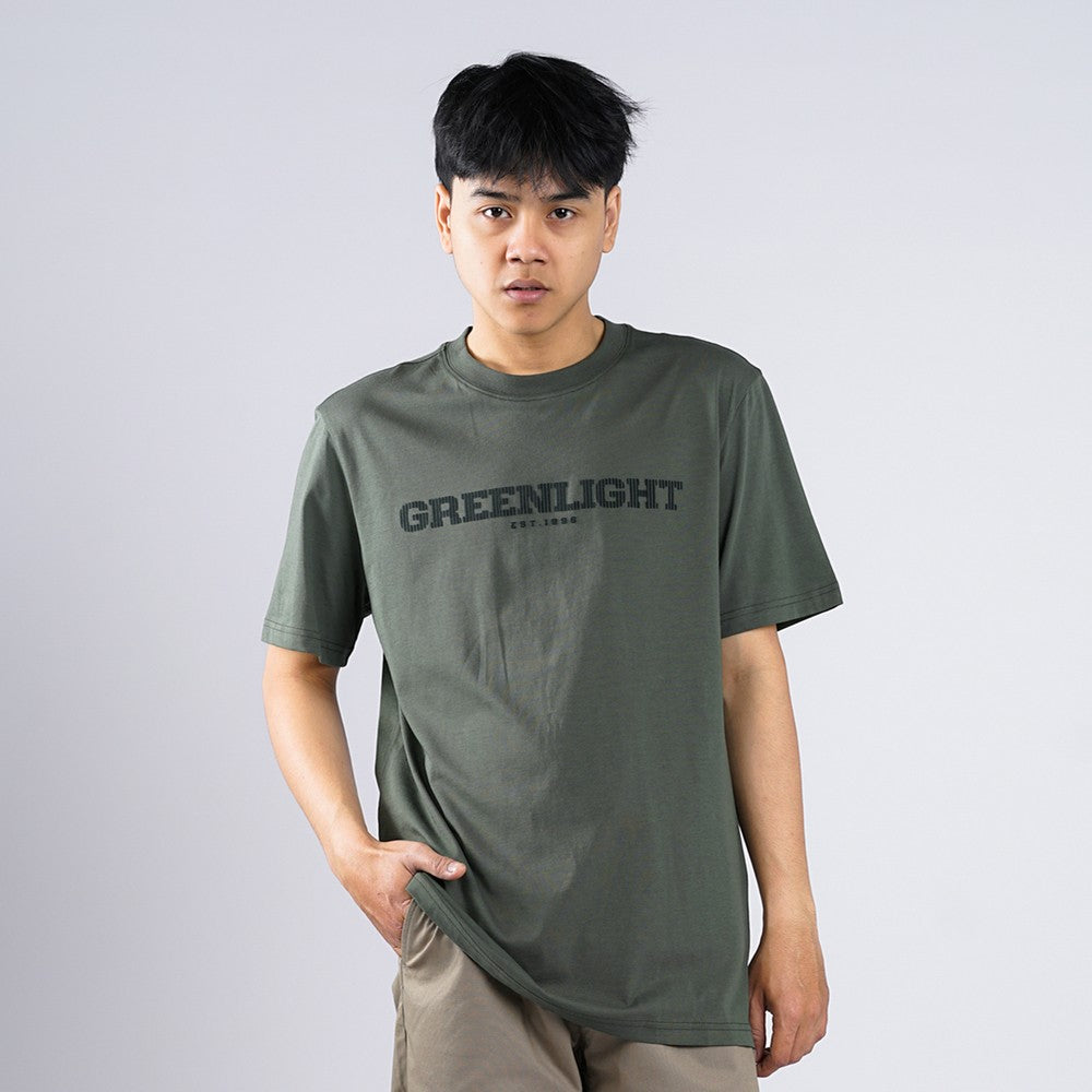 Greenlight Men's T-Shirt Short Sleeve Regular Fit Cotton Grid C020625