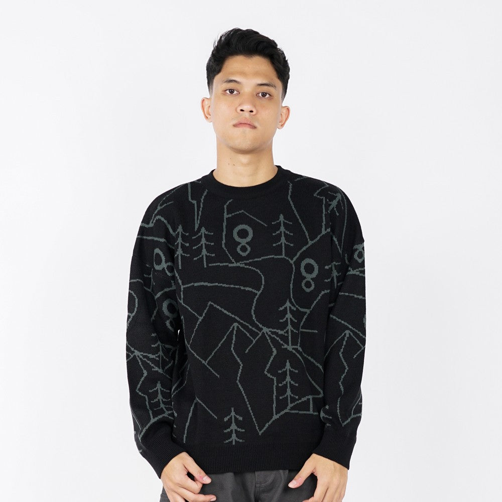 Greenlight Men's Jacket Crewneck Sweatshirt Regular Fit Acrylic Mountain OL-020925