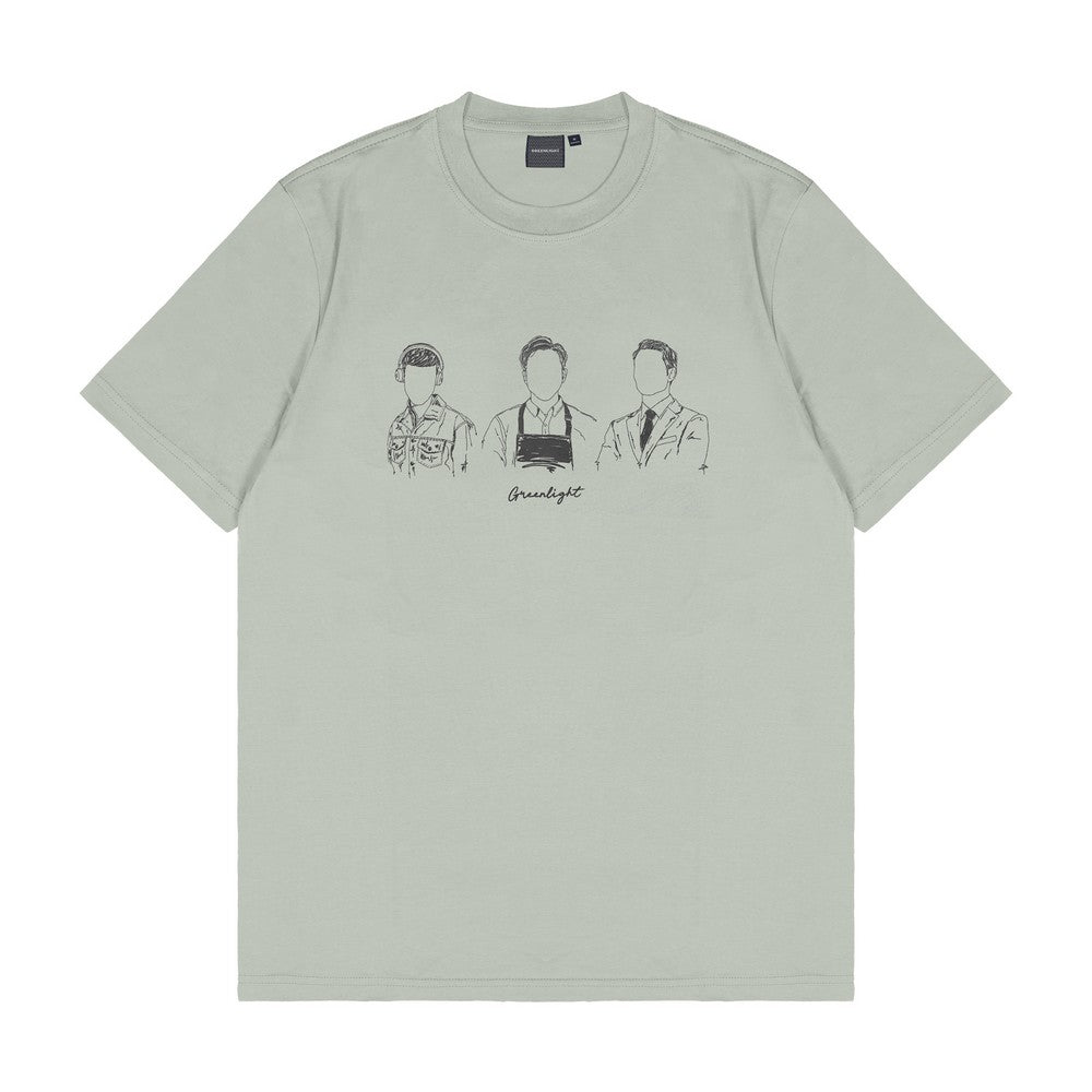 Greenlight Men's T-Shirt Short Sleeve Regular Fit Cotton Identity C011225