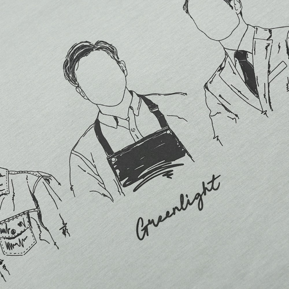 Greenlight Men's T-Shirt Short Sleeve Regular Fit Cotton Identity C011225