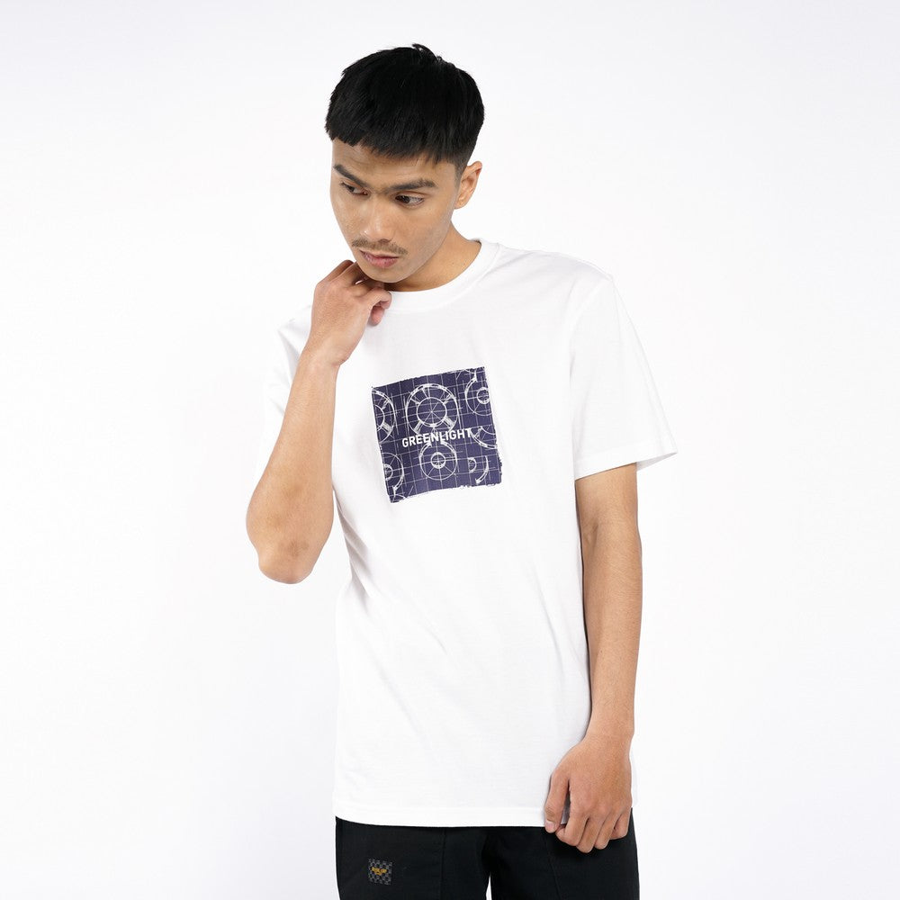 Greenlight Men's T-Shirt Short Sleeve Slim Fit Cotton Blueprint C040426