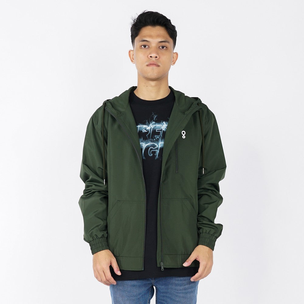 Greenlight Men's Windbreaker Jacket Regular Fit Taslan Boleslava OL-C030525