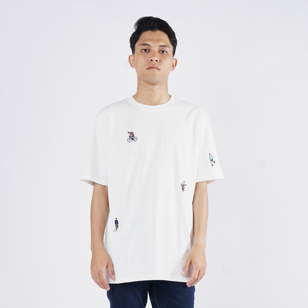 Greenlight Men's T-Shirt Short Sleeve Regular Fit Cotton 16s Habit C041025
