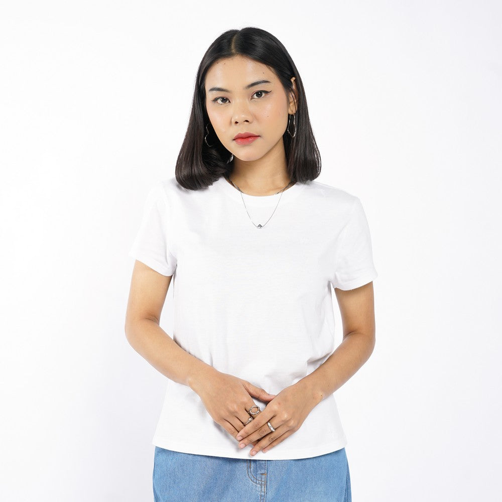 Greenlight Women's T-Shirt Short Sleeve Body Fit Cotton Fumi C050626