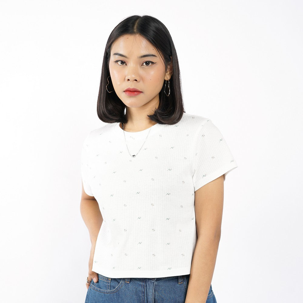 Greenlight Women's T-Shirt Short Sleeve Body Fit Cotton Hana C050726