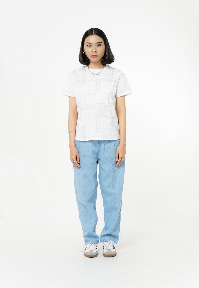 Greenlight Women's T-Shirt Short Sleeve Loose Fit Cotton Sumire C061225