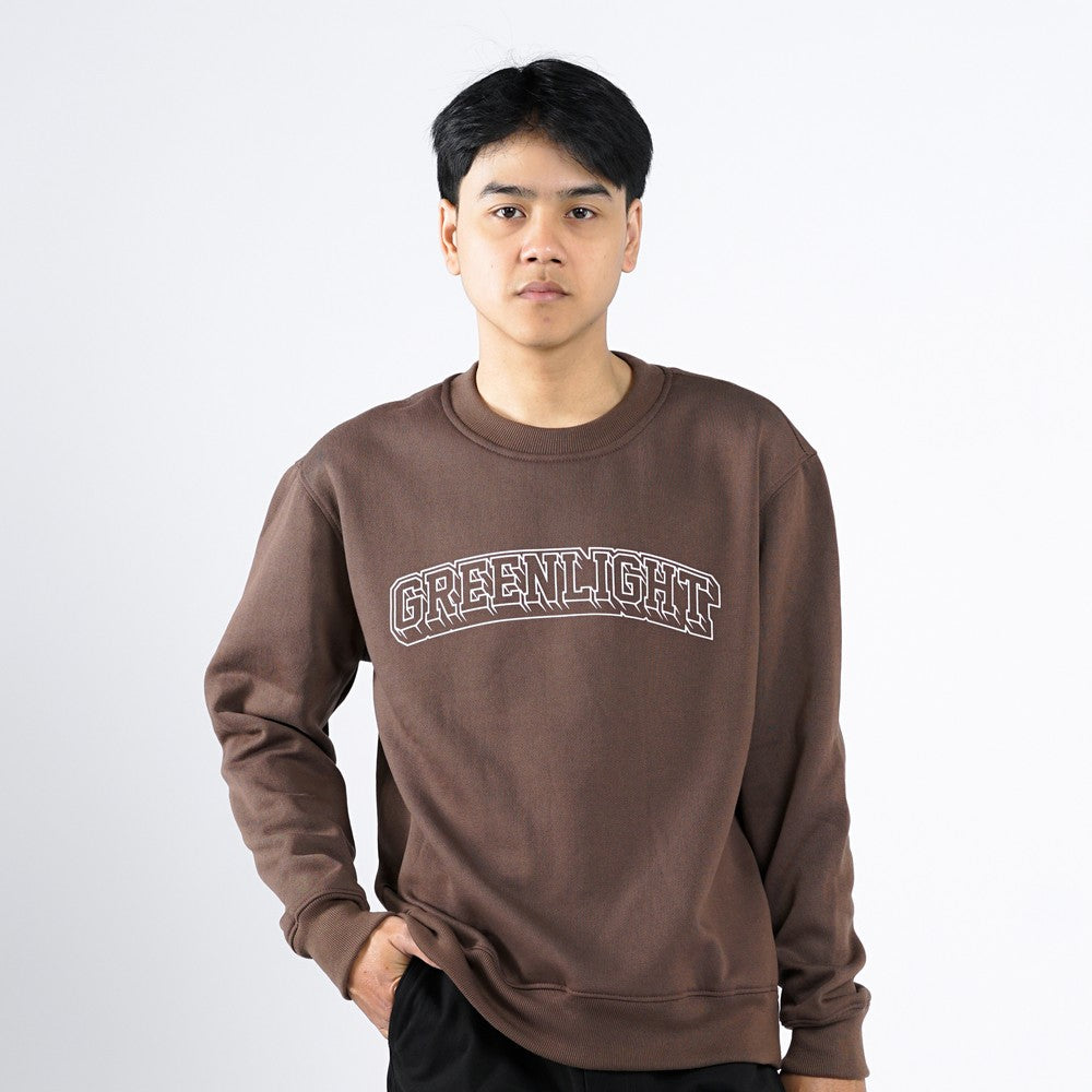 Greenlight Men's Jacket Crewneck Sweatshirt Regular Fit Fleece GL Type OL-C050425