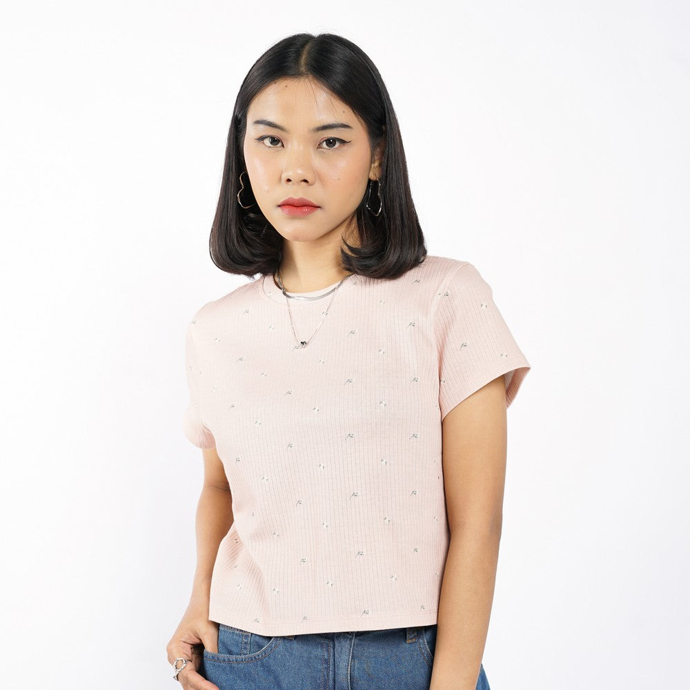 Greenlight Women's T-Shirt Short Sleeve Body Fit Cotton Hana C050726