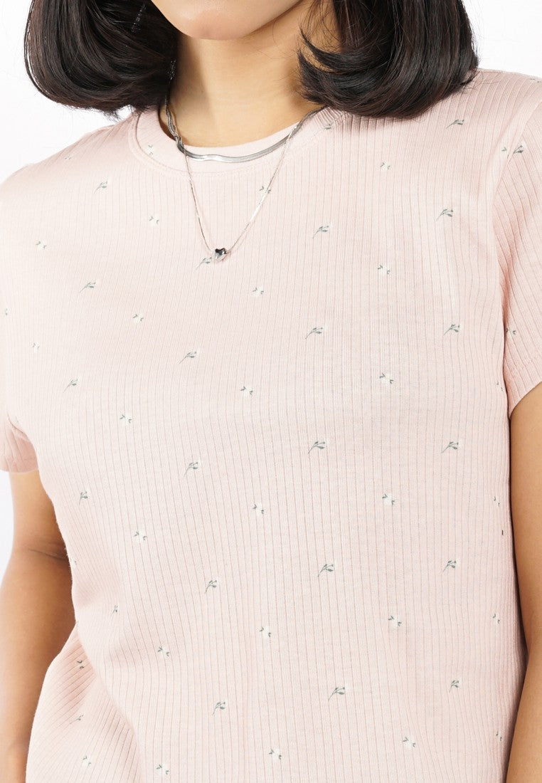 Greenlight Women's T-Shirt Short Sleeve Body Fit Cotton Hana C050726