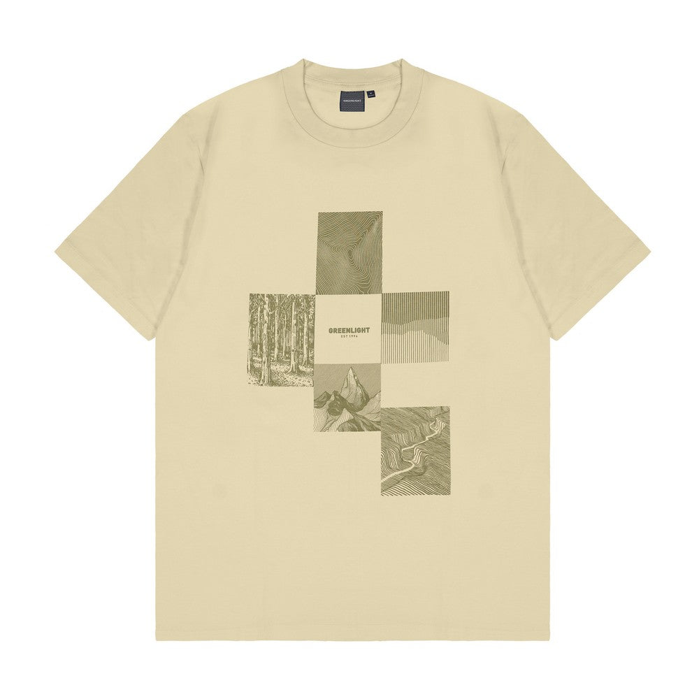 Greenlight Men's T-Shirt Short Sleeve Regular Fit Cotton Forestia C051225