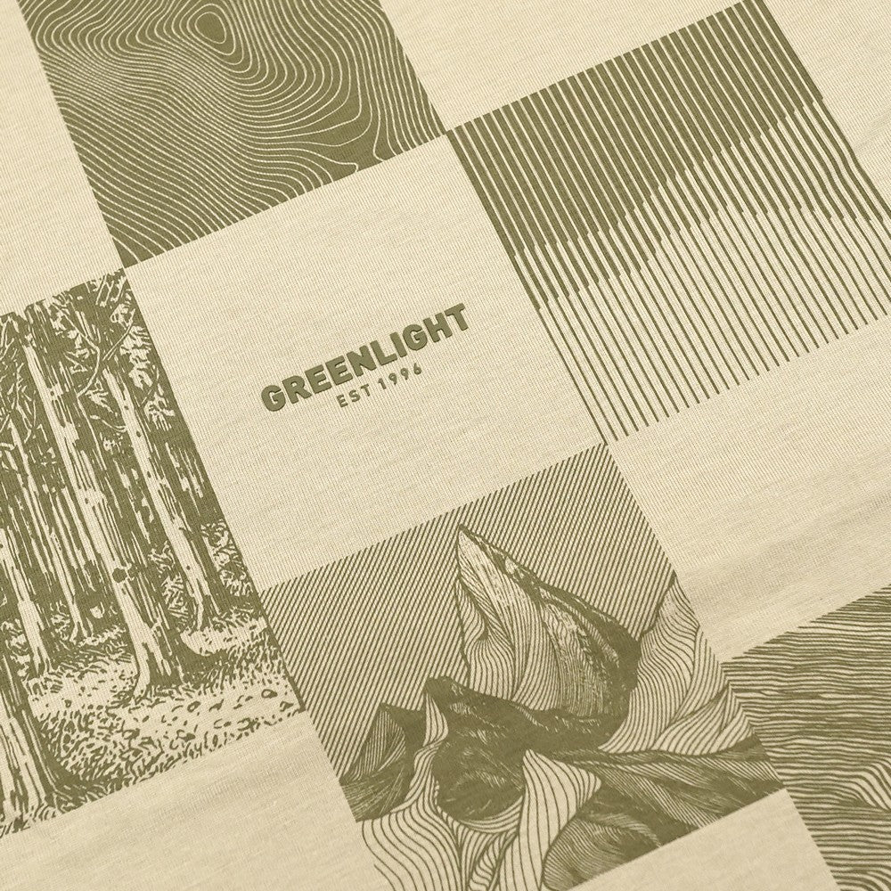 Greenlight Men's T-Shirt Short Sleeve Regular Fit Cotton Forestia C051225