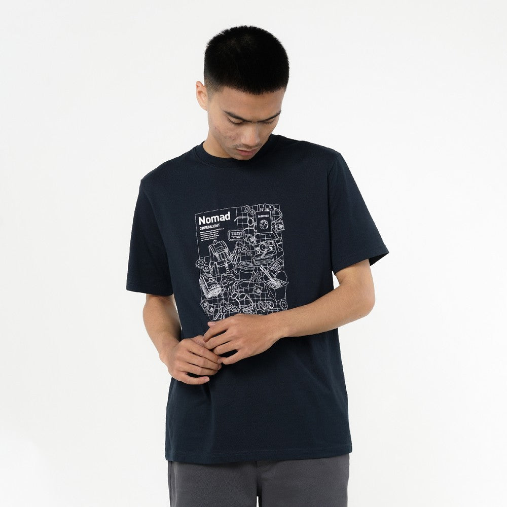 Greenlight Men's T-Shirt Short Sleeve Regular Fit Cotton Nomad C080326