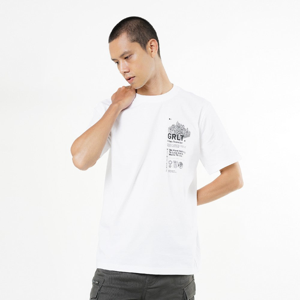 Greenlight Men's T-Shirt Short Sleeve Regular Fit Cotton Arch C070426