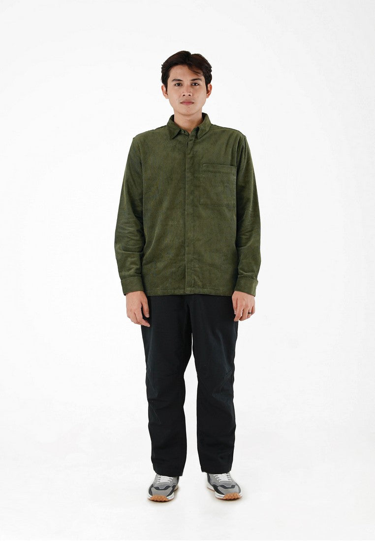 Kaos Corduroy Milton Pria Greenlight C071023