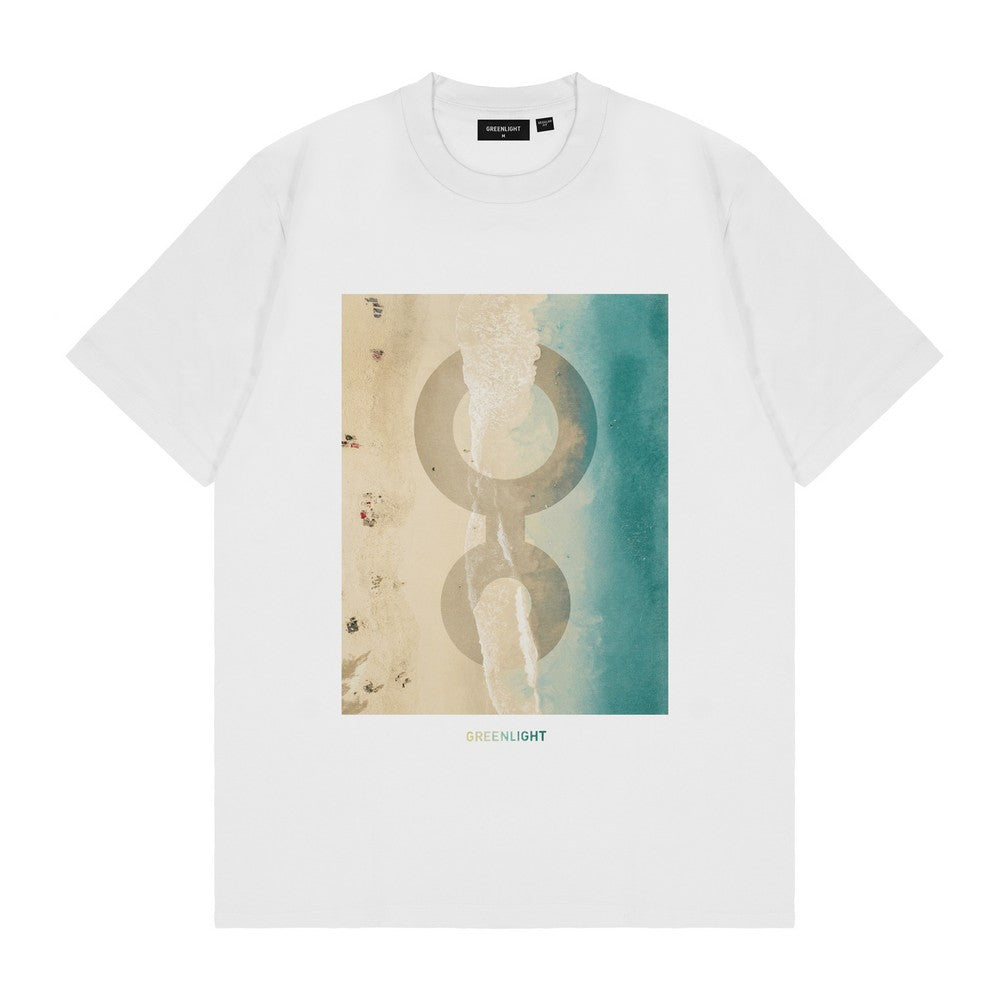 Greenlight Men's T-Shirt Short Sleeve Regular Fit Cotton Logo Grace C070125